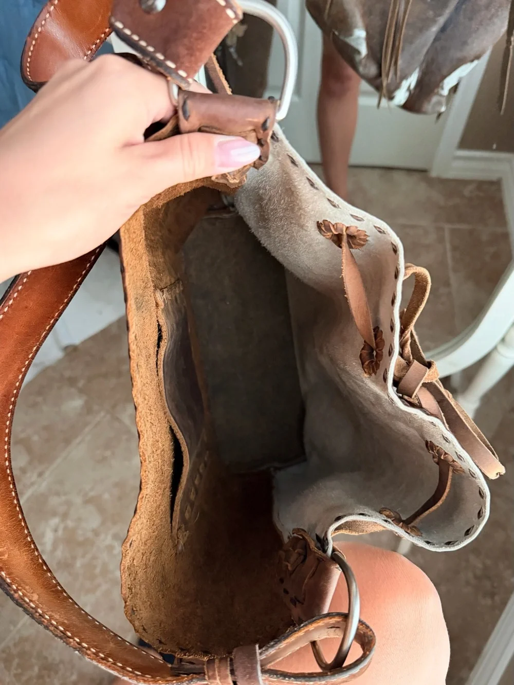 Gypsy Belt Co - Cowhide and Leather Nikki Purse